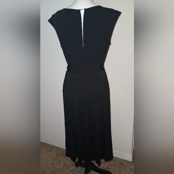 New LOFT Elegant Black Sleeveless Dress M - Picture 3 of 6